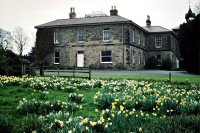 View of Riddings House from gardens circa 1970's.