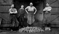 William Dawes and sons at the Blacksmiths shop on Mansfield Street at Somercotes.