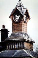 The Clock Tower at Riddings House, circa 1970's.