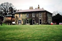 Riddings House Clock Tower, Gardens and main building, circa 1970's.