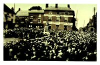 The opening of the Alfreton War Memorial in July 1927.