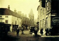 The George Hotel, on the corner of Church Street and King Street.