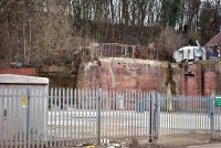 A part of the old Stanton Iron Works in the far left of the site now a part of the Derwent Recycling plant.