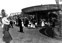 All the fun of the fair at Riddings Wakes early 1900s.
