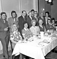 Entertainment for Senior Citizens at Riddings possibly Christmas Party, 16th December 1968 (Ripley & Heanor Newspaper Photograph).