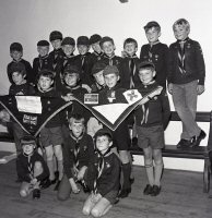 Riddings Scouts form a link with Australian Scout Cubs 28th July 1970 (Ripley & Heanor Newspaper Photograph.