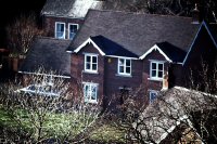 The Lodge at Riddings House photograph taken from Clock Tower circa 1970s.