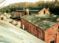 Part of the old Ironworks buildings on what is now the Pye Bridge Industrial Estate.