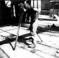 Surveying at Cotes Park Colliery date not known.