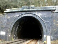 Alfreton Tunnel from the Somercotes end February 2019.