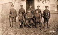 William Roberts served in the Machine Gun Corps during World War II pictured at Clipstne Barracks during training.